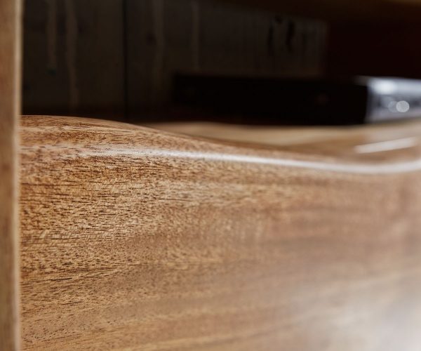 TV stolík Live Edge 230 cm z masívneho akáciového dreva 4 zásuvky - Image 6