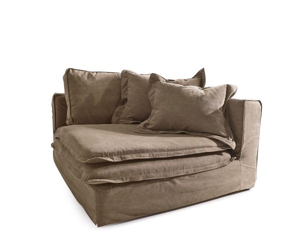 Pohovka Sharona 337x234 cm Hnědá s polštářem - Image 6