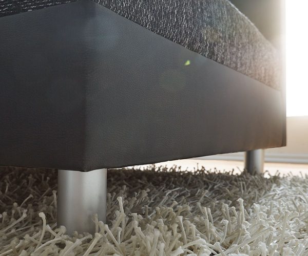 Pohovka v tvare U Clovis modular XL s čiernym taburetom a podrúčkami - Image 7
