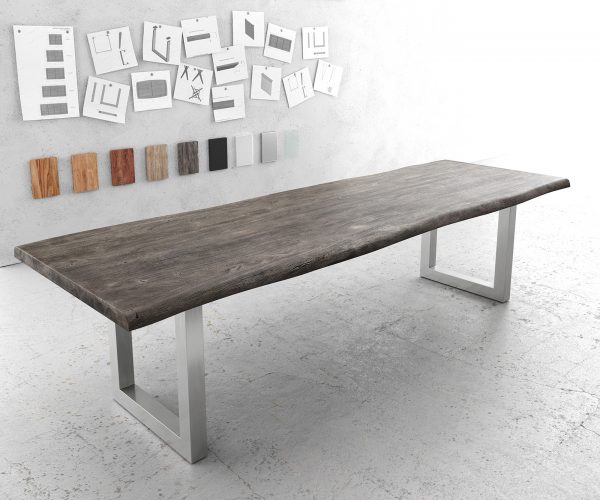 Stolová doska 300x100cm XL akácia platina - Image 5