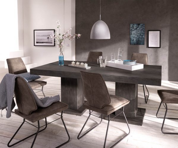 Jedálenský stôl Indra acacia platinum 200x100