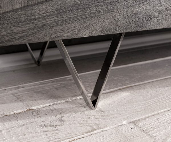 TV stolík Wyatt 175 cm Akácia platina 1 výklopné dvere - Image 4