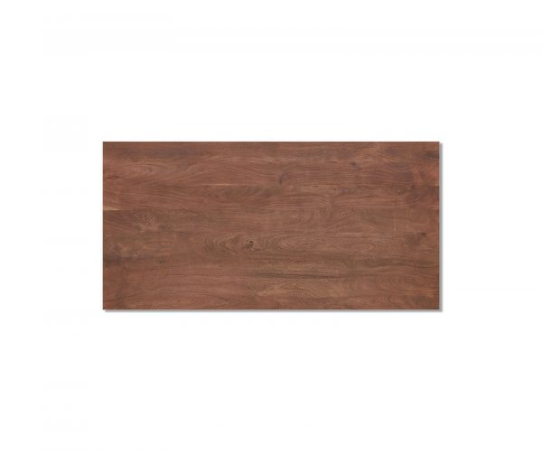 Jedálenský stôl Edge 200x100 XL akáciová hnedá kovová hranatá - Image 4
