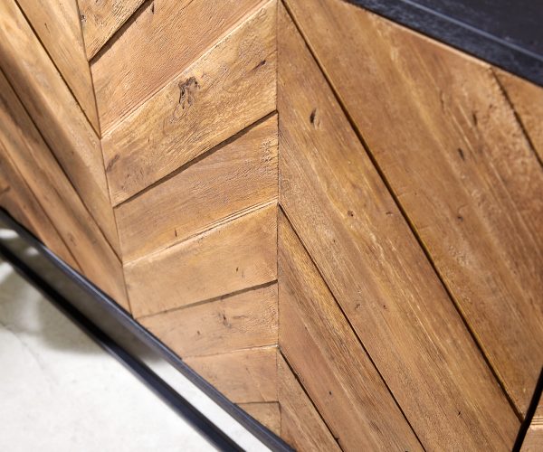 Komoda Famke 175 cm mango teak 3 dvierka - Image 6
