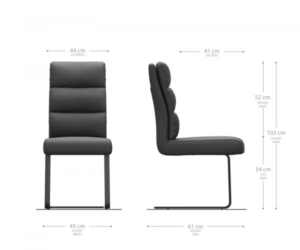 Houpací židle Pela-Flex Light Grey Textured Fabric Cantilever Flat Chrome Pocket Springs - Image 5