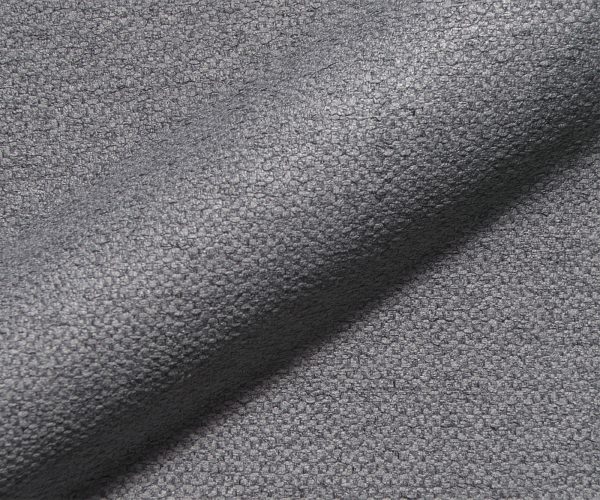 Jídelní židle Kaira-Flex Textured Fabric Light Grey 4-nohá oválná nerezová ocel - Image 4
