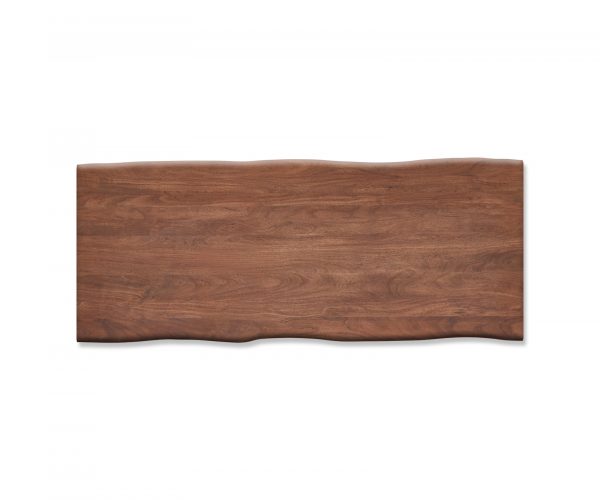 Jedálenský stôl Edge 240x100cm Akácia hnedá Nerezová oceľ úzka - Image 4