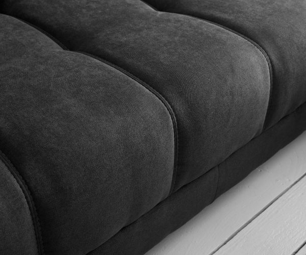Sedací souprava Josea 300x220 cm Mikrovlákno Černá Recamiere Pravá - Image 3