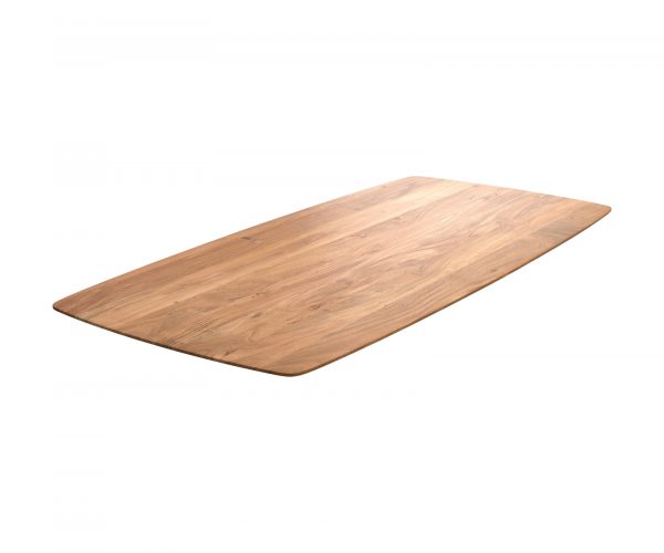 Hrana stolovej dosky zaoblená 200x100cm akáciová prírodná švajčiarska hrana