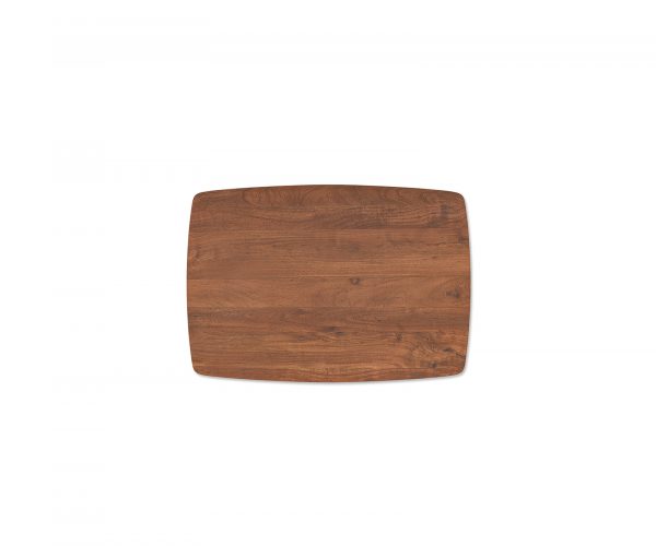 Zaoblená stolová doska Edge 140x90cm Acacia Brown Swiss Edge - Image 2