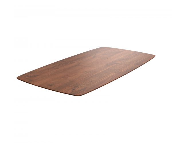 Zaoblená stolová doska Edge 180x90cm Acacia Brown Swiss Edge