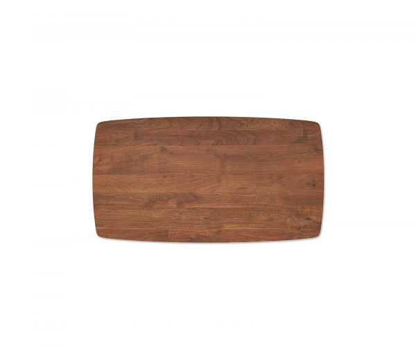 Zaoblená stolová doska Edge 180x90cm Acacia Brown Swiss Edge - Image 2