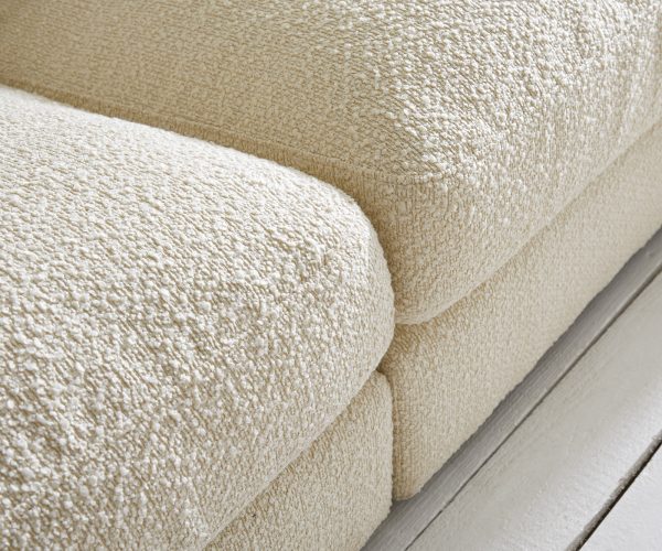 Velká pohovka Justo 310x110 cm Bouclee Cream-Bílá - Image 3