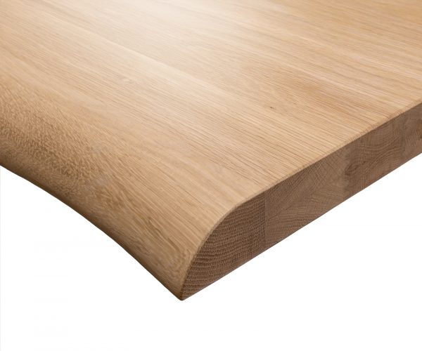 Jedálenský stôl Edge-Pure 200x100 prírodný dub kov čierny - Image 6