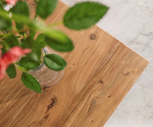 TV stolík Live Edge 190 cm akácia prírodná 4 zásuvky - Image 3