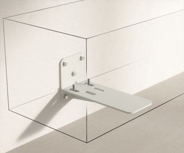 TV stolík Surimu 175x40x40 cm akácia svetlohnedá 4 dvierka korkové madlo na zavesenie - Image 6