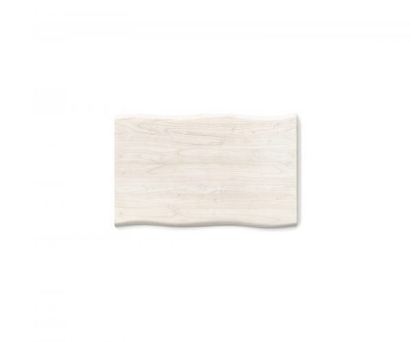 Jedálenský stôl Edge 140x90 XL biely nerezový široký - Image 4