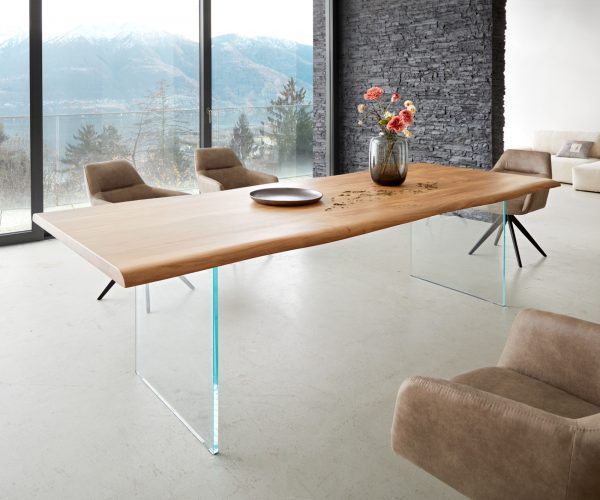 Jedálenský stôl Edge 260x100 cm prírodná akácia live