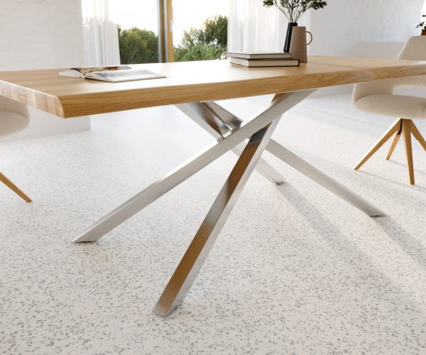 Jedálenský stôl Edge 200x100 cm prírodný dub - Image 6