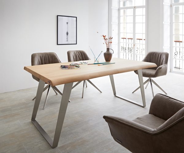 Jedálenský stôl Edge 160x90 cm prírodný dub