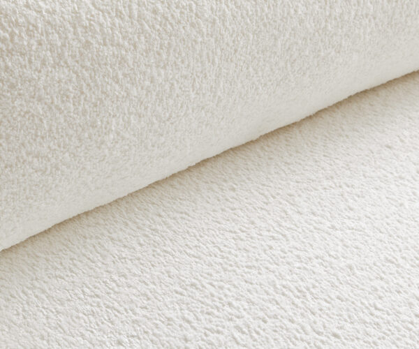 Taburet Dado 45x45 cm bouclé off-white - Image 3