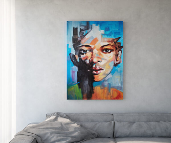 Haley 120x150 cm viacfarebný akryl na plátne