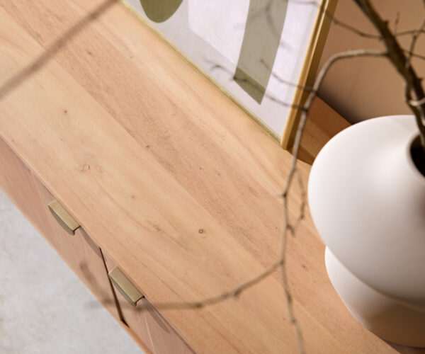 Abelia-Flex jedálenská stolička s podrúčkami bouclé biela krížová podnož široká nerezová oceľ otočná o 360° - Image 6