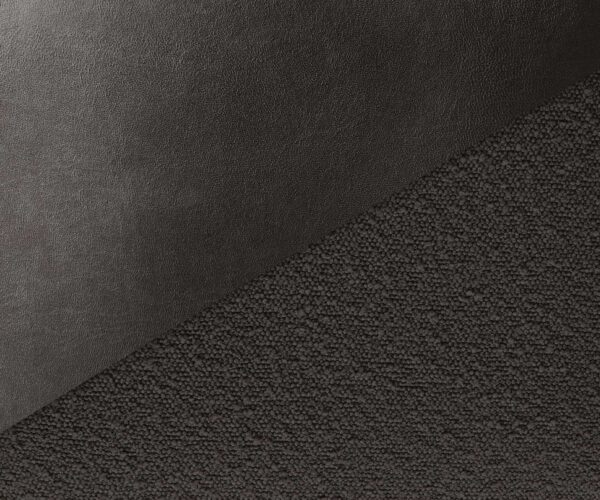 Jedálenská stolička Yago-Flex s podrúčkami mix materiálov čierna krížová základňa široká titánová 360° otočná hojdačka - Image 3