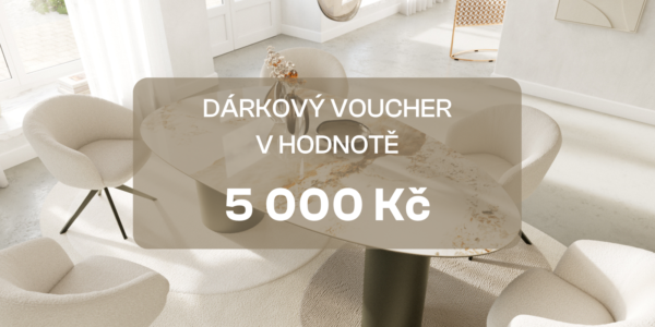 Darčeková poukážka v hodnote 5 000 Kč