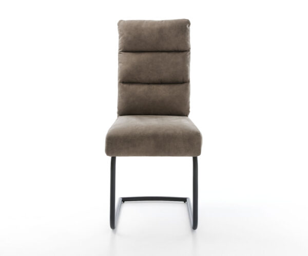 Jedálenská stolička Pela-Flex taupe vintage konzolová základňa okrúhla čierna - Image 2