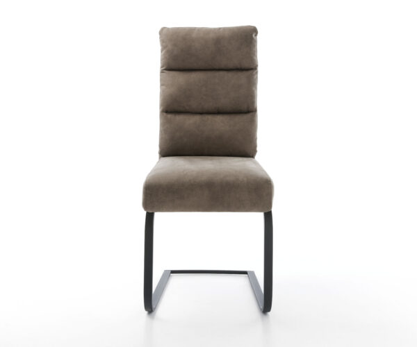Jedálenská stolička Pela-Flex taupe vintage konzolová základňa plochá čierna - Image 2