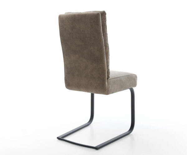 Jedálenská stolička Pela-Flex taupe vintage konzolová základňa plochá čierna - Image 5