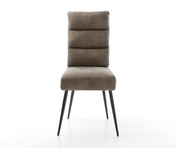 Jedálenská stolička Pela-Flex taupe vintage s kužeľovou základňou čierna - Image 2