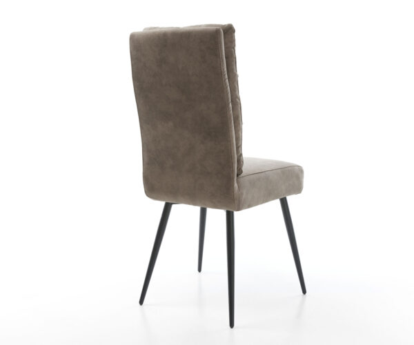 Jedálenská stolička Pela-Flex taupe vintage s kužeľovou základňou čierna - Image 5