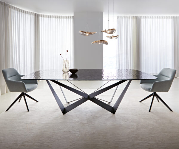Stolová podnož Spider metal black pre stolové dosky od 200 cm - Image 2