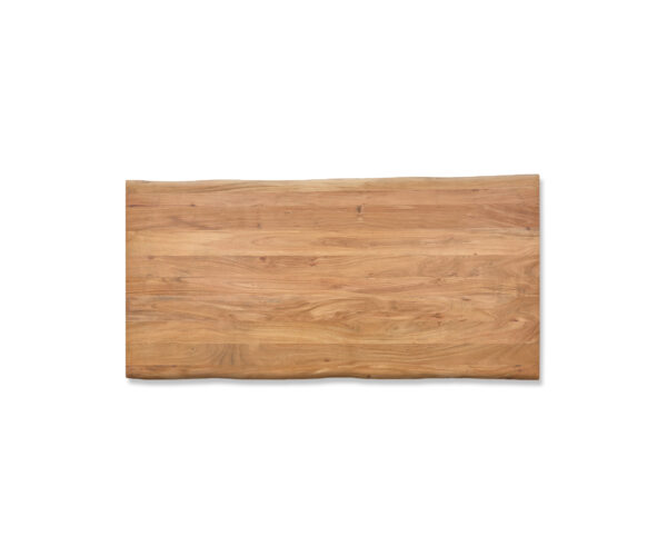 Stolová doska 200x100 cm s nepravidelným okrajom z prírodnej akácie - Image 2