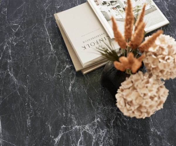 Jedálenský stôl Edge 200-300x100 keramický Laminam®Nero Greco antracitová podnož plochá oceľ nerezová oceľ skladacia - Image 6