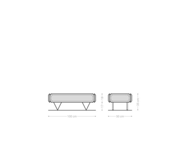 Konferenčný stolík Kiano 100x50 cm prírodná akácia 2 zásuvky podstava v tvare V nerezová oceľ - Image 8