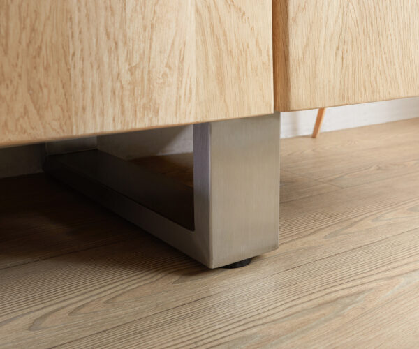Príborník Edge 220 cm prírodný dub 6 dvierok - Image 9