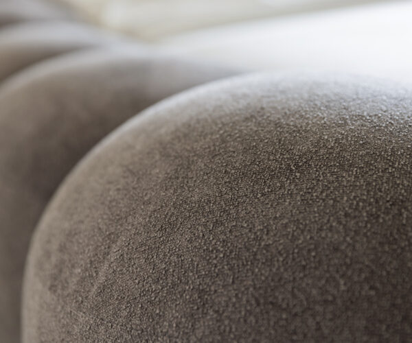Čalúnená posteľ Perlla 180x200 cm štruktúrovaná látka soft taupe - Image 4