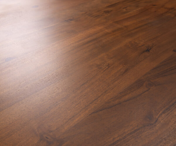 Jedálenský stôl Edge 200x100 Acacia Brown Troa Metallic Effect Titanium Live-Edge Finish - Image 3