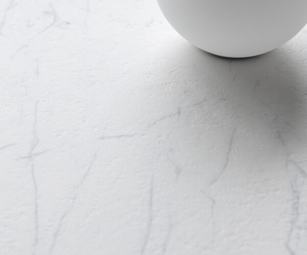 Hranatý jedálenský stôl 300x100 keramický Laminam®Statuarietto biely Estelar okrúhly kovový biely - Image 5