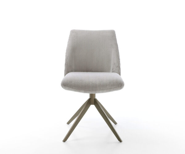 Otočná stolička Elso-Flex Cord Silver Grey Krížový rám so širokou povrchovou úpravou Fancy Titánová povrchová úprava 360° otočná funkcia Otáčanie Vreckové pružinové jadro - Image 2