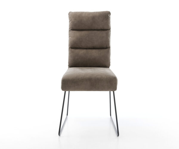 Jedálenská stolička Pela-Flex taupe vintage tenká základňa čierna - Image 2