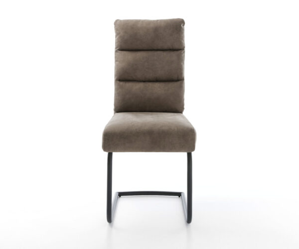 Jedálenská stolička Pela-Flex taupe vintage konzolová základňa okrúhla čierna - Image 2