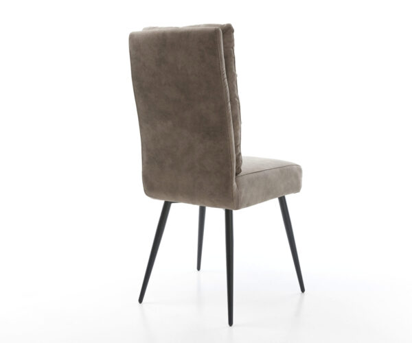 Jedálenská stolička Pela-Flex taupe vintage s kužeľovou základňou čierna - Image 5