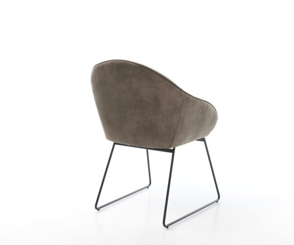 Jedálenská stolička Gaio-Flex vintage tenká základňa čierna taupe - Image 5