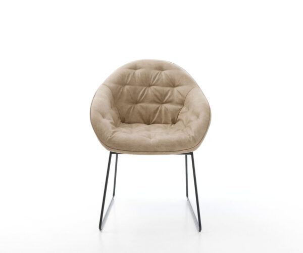 Jedálenská stolička Gaio-Flex beige vintage black base - Image 2