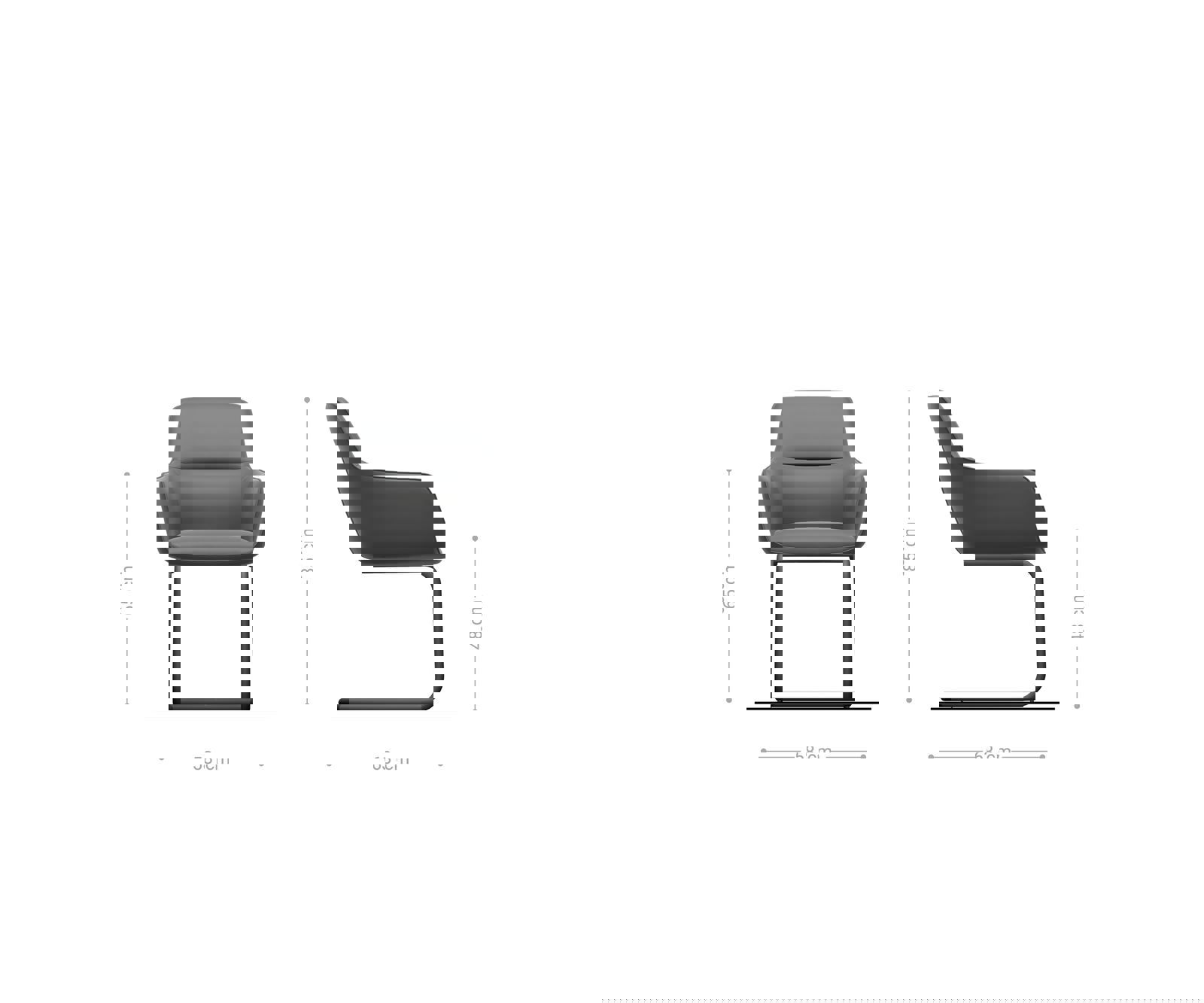 Jedálenská stolička Pejo-Flex mikrovlákno taupe vintage jedálenská stolička okrúhla nerezová oceľ vrecková pružina - Image 6