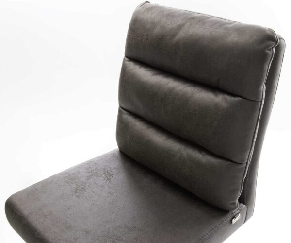 Barová stolička Pela-Flex vintage antracitová kovová podnož - Image 4